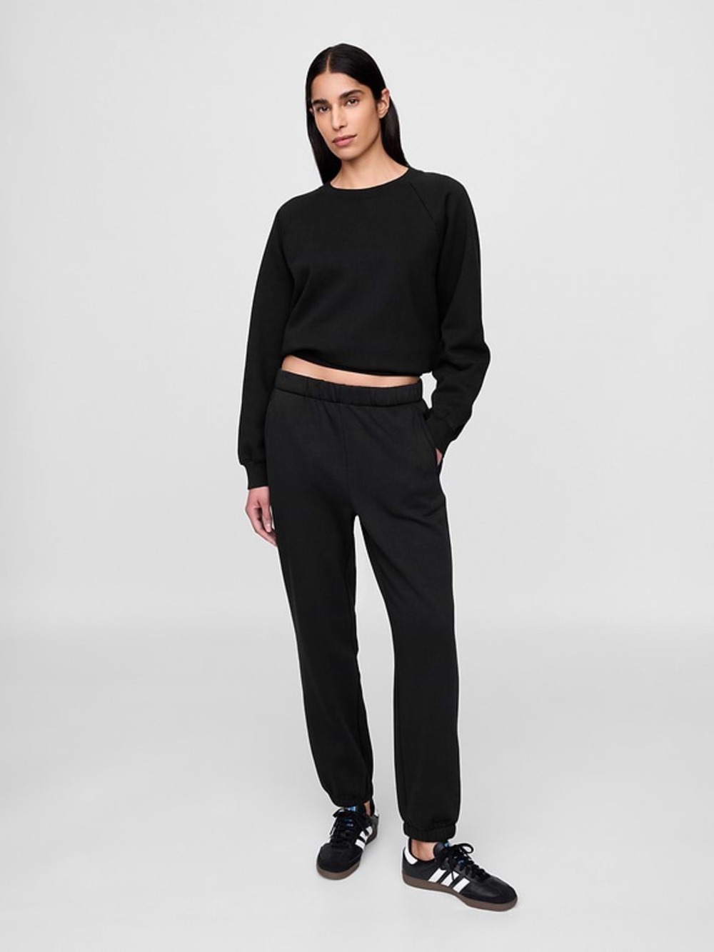 Kohl's SO Women's Black Ultra High-Rise Jogger Sweatpants Medium Relaxed Soft